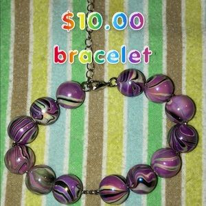 Purple ombré bracelet